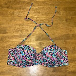 Victoria’s Secret Swim Confetti Bandeau Top